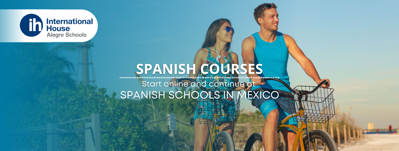 Spanish schools Mexico: Start online and continue onsite